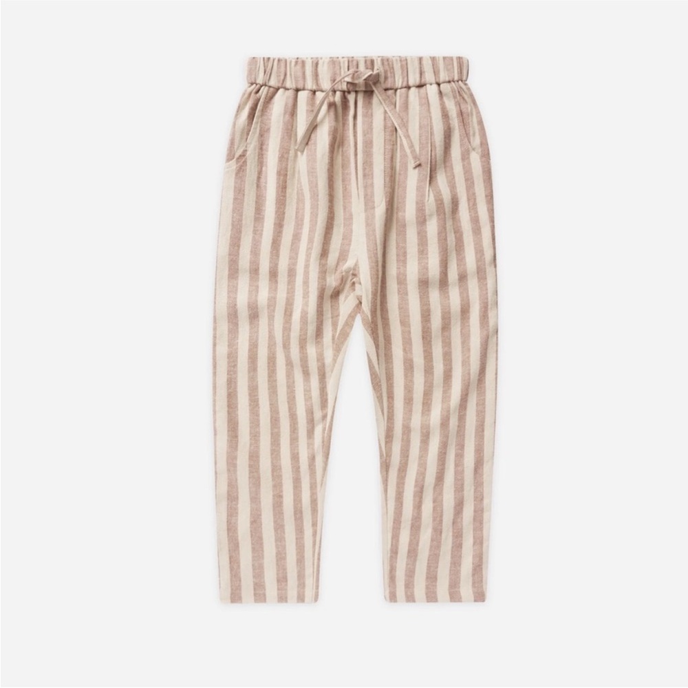 NWT Rylee + Cru Linen Ethan pant in clay  12-18 months